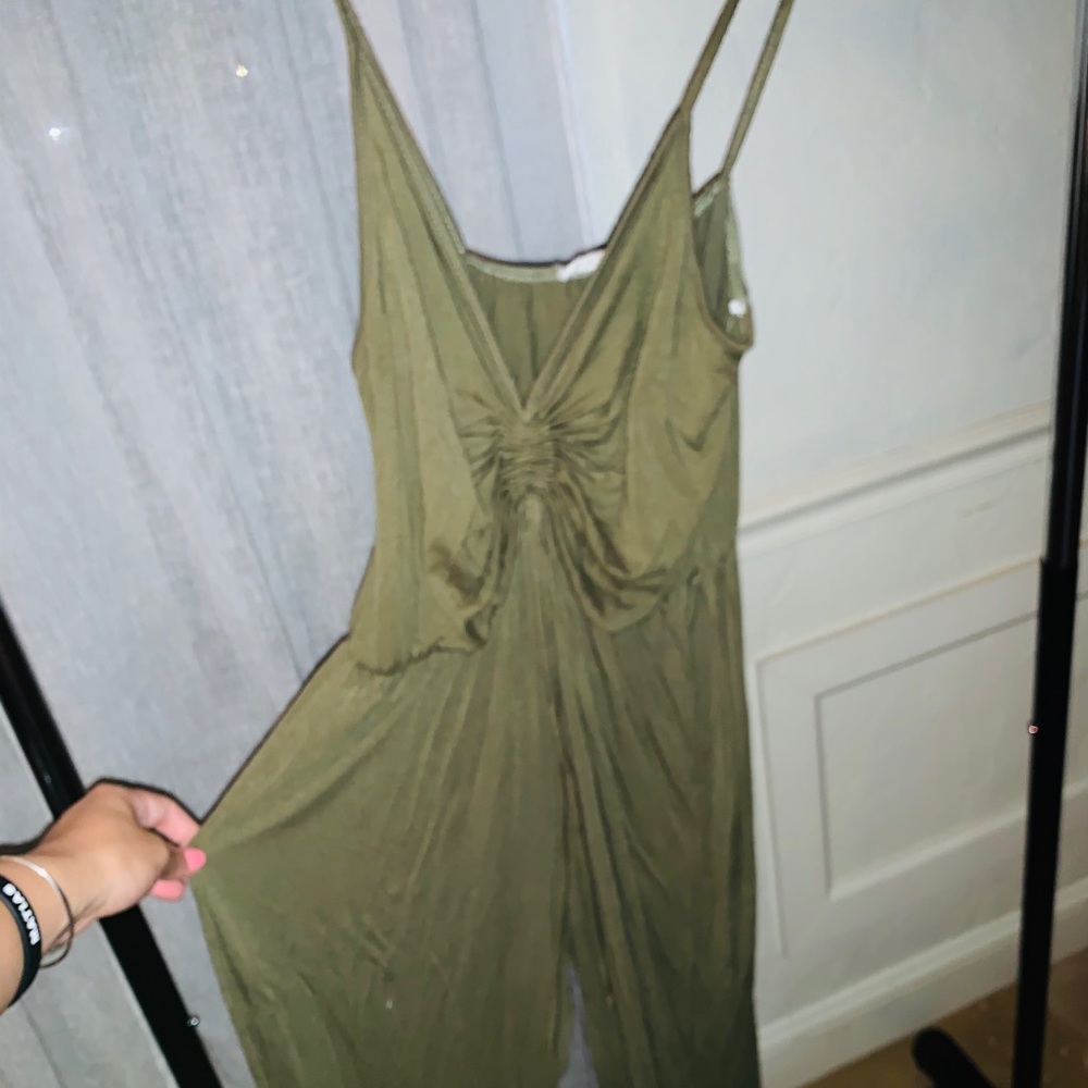 Olive Green - L Romper